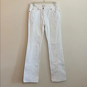 Kenneth Cole - size 2, white denim, bootcut jeans